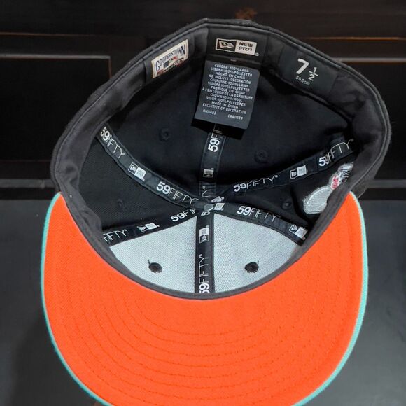 Chicago Cubs 2016 World Series New Era 59Fifty Fitted Hat Black Mint Size 7 1/2 - Picture 8 of 10